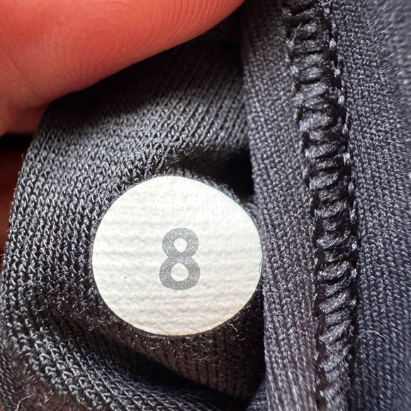 Lululemon Los Angeles Logo Black Leggings Size 8 - Picture 6 of 7